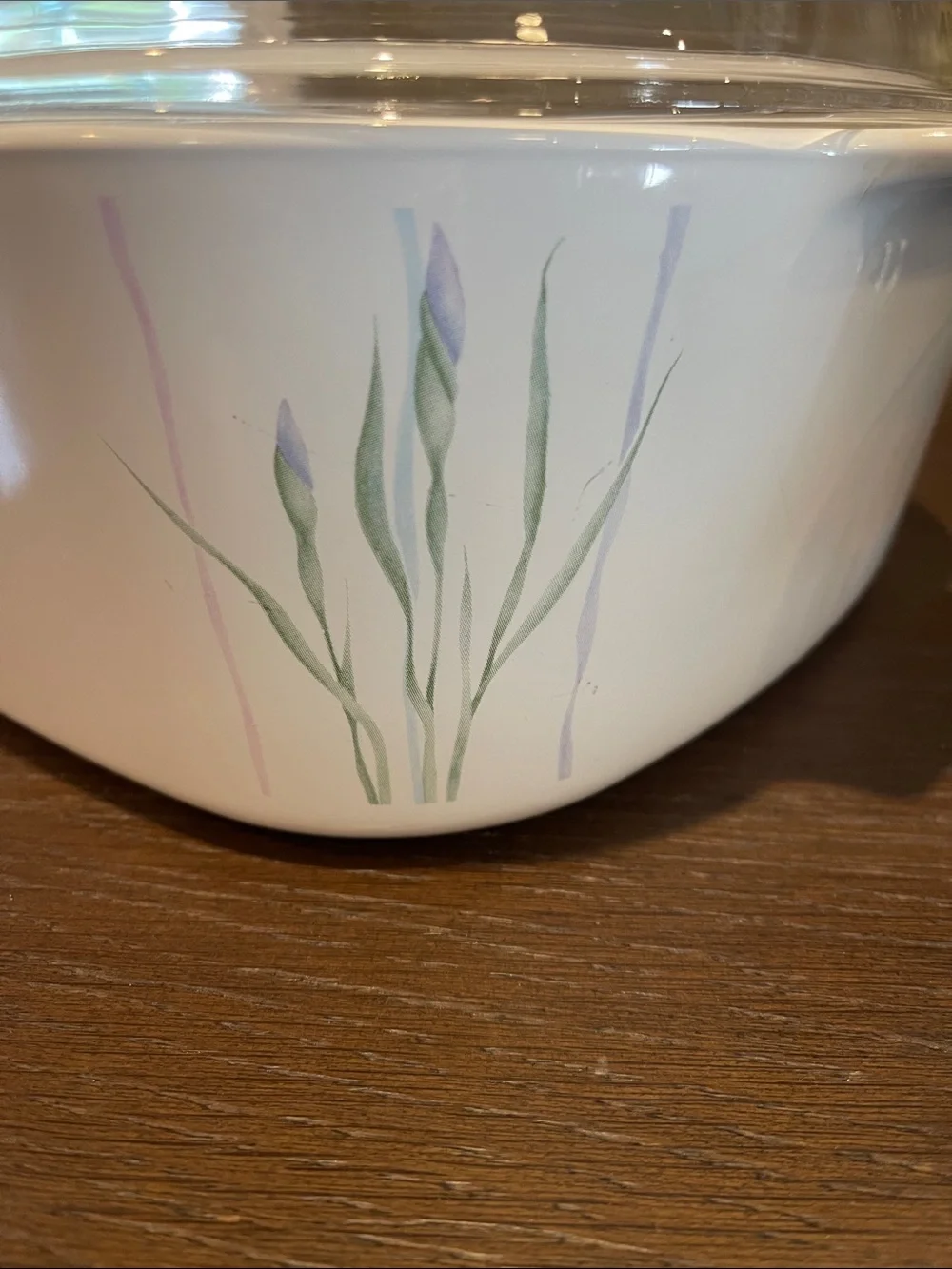 5 liter Corningware Caserole Baking dish Iris